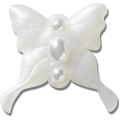 Meta Jelly White Butterfly Jibbitz™ charms | Crocs outlet