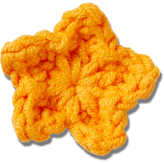 Crafted Crochet Orange Star Jibbitz™ charms | Crocs discount