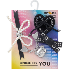 Indie Luxe Silver 5 Pack Jibbitz™ charms | Crocs on sale
