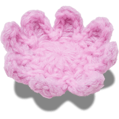 Crochet Light Pink Flower Jibbitz™ charms | Crocs discount