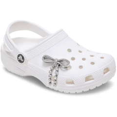 Silver Gem Bow Jibbitz™ charms | Crocs discount