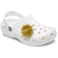 Gold Tinsel Pom Jibbitz™ charms | Crocs outlet
