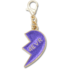 Purple Glitter BFF Charm Right Jibbitz Shoe Charm | Crocs US