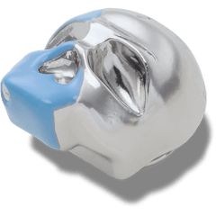 Silver and Blue Enamel Skull Jibbitz™ charms | Crocs US