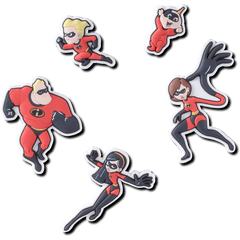 Pixar Incredibles 5 Pack Jibbitz charm | Crocs discount