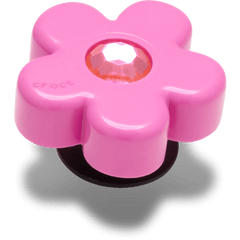 Bright Pink Flower With Gem Jibbitz™ charms | Crocs outlet