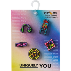 Level Up Gamer 5 Pack Jibbitz™ charms | Crocs for sale