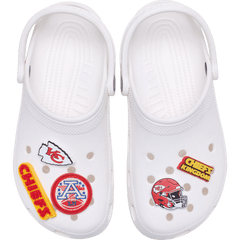 NFL Kansas City Chiefs 5 Pack Jibbitz Shoe Charm | Crocs discount