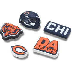 NFL Chicago Bears 5 Pack Jibbitz Shoe Charm | Crocs outlet