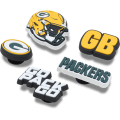 NFL Green Bay Packers 5 Pack Jibbitz Shoe Charm | Crocs sale