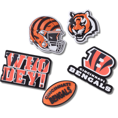 NFL Cincinnati Bengals 5 Pack Jibbitz Shoe Charm | Crocs for sale