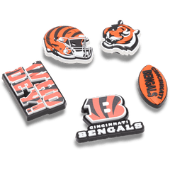NFL Cincinnati Bengals 5 Pack Jibbitz Shoe Charm | Crocs for sale