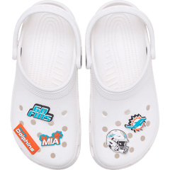 NFL Miami Dolphins 5 Pack Jibbitz Shoe Charm | Crocs discount