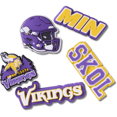 NFL Minnesota Vikings 5 Pack Jibbitz Shoe Charm | Crocs on sale