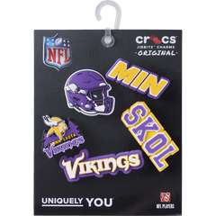 NFL Minnesota Vikings 5 Pack Jibbitz Shoe Charm | Crocs on sale