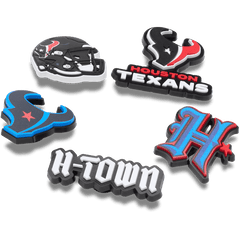 NFL Houston Texans 5 Pack Jibbitz Shoe Charm | Crocs sale