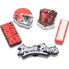 NFL Cleveland Browns 5 Pack Jibbitz Shoe Charm | Crocs for sale