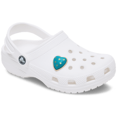 Turquoise and Gold Heart Jibbitz™ charms | Crocs near me