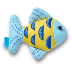 Blue and Gold Sparkle Fish Jibbitz™ charms | Crocs US