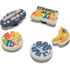 Irreverent Pride 5 Pack Jibbitz™ charms | Crocs sale