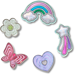 Funky Girly Icons 5 Pack Jibbitz™ charms | Crocs discount