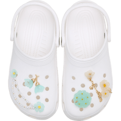 Blue Dainty Floral 5 Pack Jibbitz™ charms | Crocs on sale