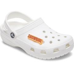 Orange Glitter Sign Jibbitz™ charms | Crocs outlet