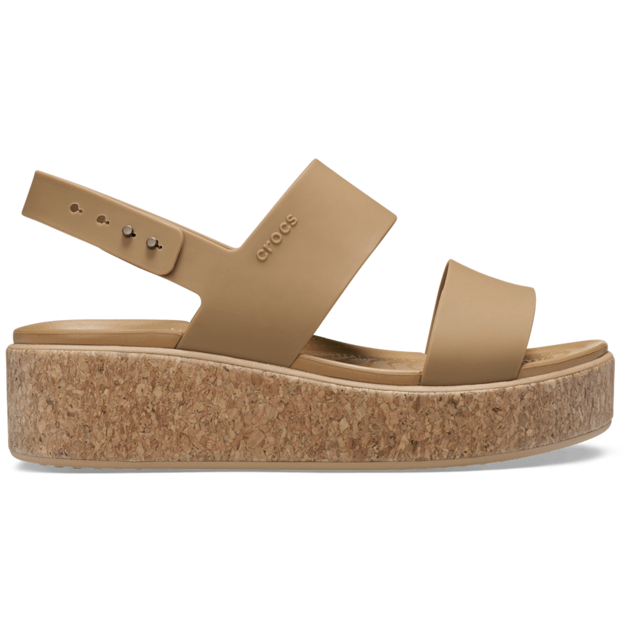 Brooklyn Cork Low Wedge | Crocs US