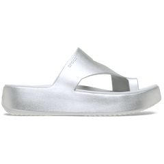 Getaway Metallic Platform Toe Loop | Crocs outlet