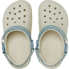 Kids’ Classic Denim Flower Adjustable Backstrap Clog | Crocs US