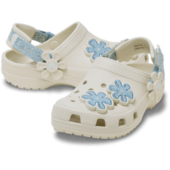 Toddler Classic Denim Flower Adjustable Backstrap Clog | Crocs near me